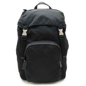 PRADA Prada Backpack, Rucksack, Daypack, Shoulder Bag, Nylon, Black, NERO, 2V...